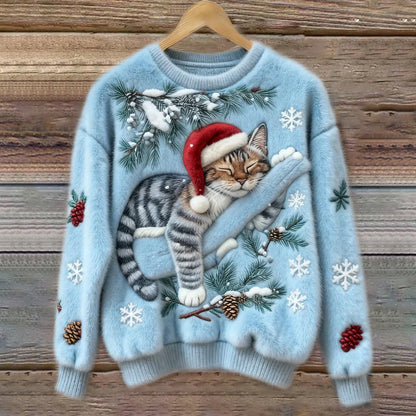 Jersey navideño de gato