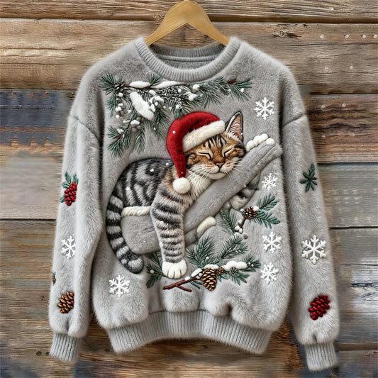 Jersey navideño de gato