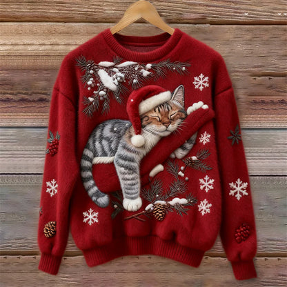 Jersey navideño de gato