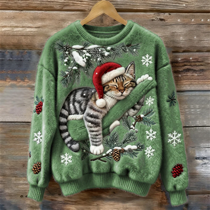 Jersey navideño de gato