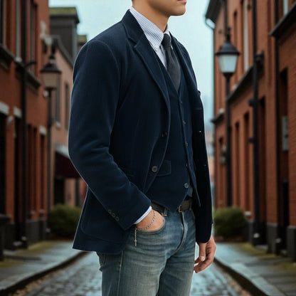 Carlos | Blazers y chalecos de terciopelo